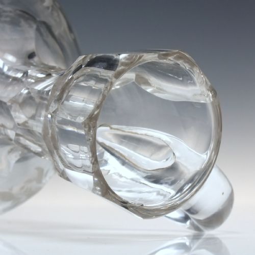 PRINCE OF WALES ENGRAVED GLASS WATER EWER AND GOBLETS BY RICHARDSON C1870 - ADDITIONAL PHOTO 2