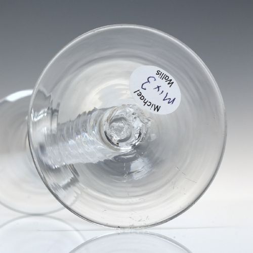 GEORGIAN MIXED TWIST WINE GLASS C1760 - ADDITIONAL PHOTO 1