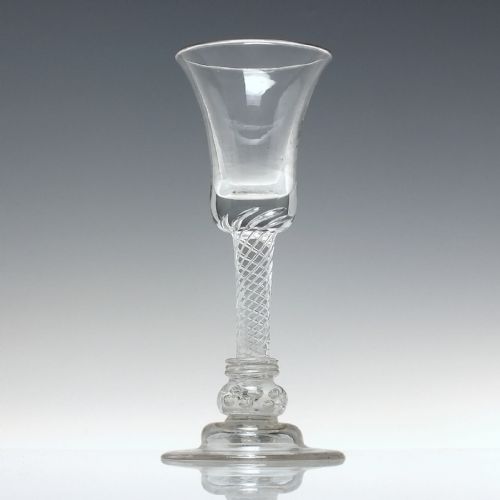 GEORGIAN COMPOSITE WINE GLASS C1750 - ADDITIONAL PHOTO 5