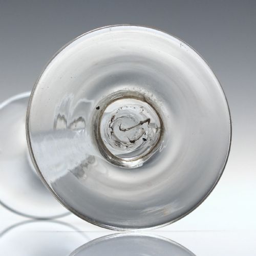 SCOTTISH OPAQUE TWIST WINE GLASS C1830 - ADDITIONAL PHOTO 1