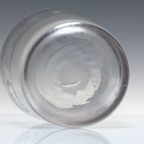 BOHEMIAN ENGRAVED 18TH CENTURY GLASS TUMBLER C1740 - ADDITIONAL PHOTO 1