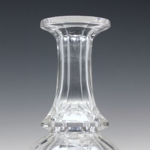 VICTORIAN ENGRAVED GLASS WINE DECANTER C1870 - ADDITIONAL PHOTO 3
