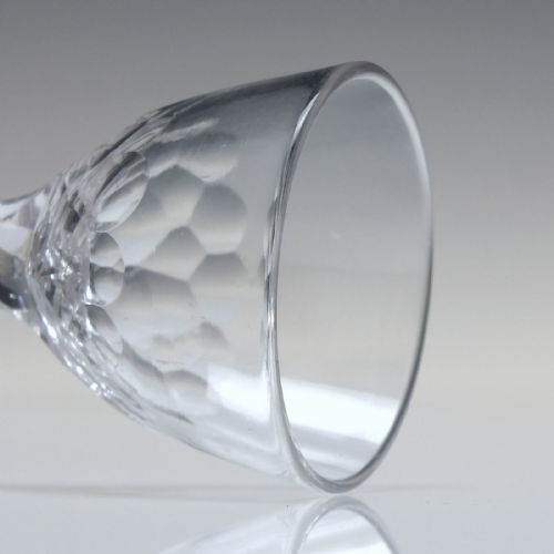 RARE 18TH CENTURY FACET CUT DRAM GLASS C1780 - ADDITIONAL PHOTO 2