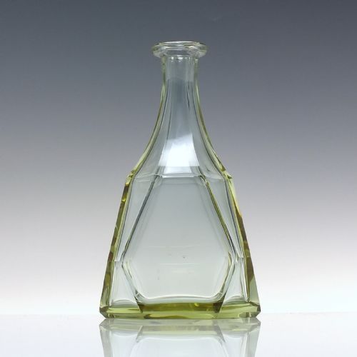 MOSER ART DECO NEODYMIUM ALEXANDRITE GLASS DECANTER AND SIX MATCHING GLASSES C1930 - ADDITIONAL PHOTO 4