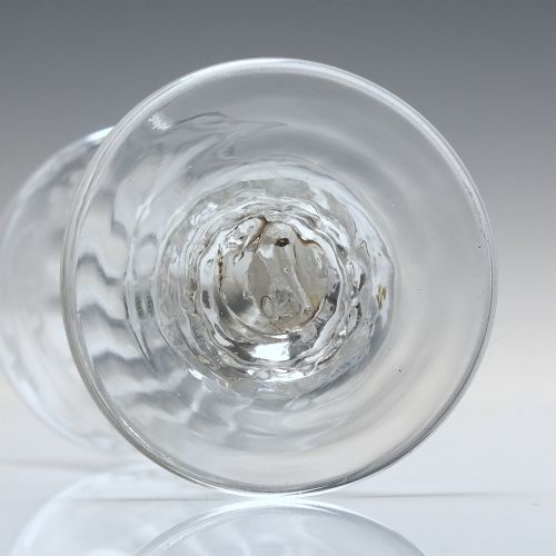 18TH CENTURY ENGRAVED WINE OR PORT GLASS C1780 - ADDITIONAL PHOTO 1