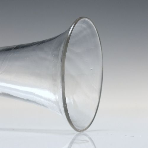 18TH CENTURY BALUSTROID WINE GLASS C1740 - ADDITIONAL PHOTO 2