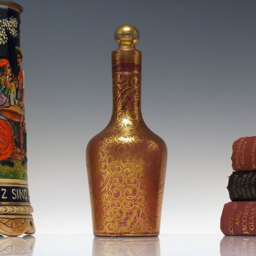 rare 18th century facon de boheme spirit decanter c1790 - CATEGORY: ANTIQUE GLASS - DATED 1750