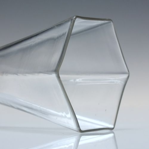 18TH CENTURY HEXAGONAL BOWL JELLY GLASS C1750 - ADDITIONAL PHOTO 2
