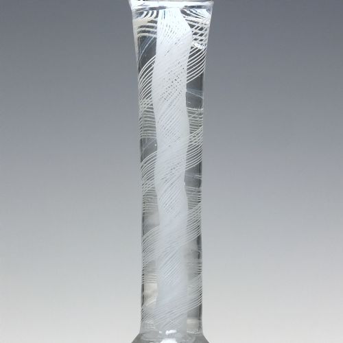 GEORGIAN OPAQUE TWIST WINE GLASS C1760 - ADDITIONAL PHOTO 4