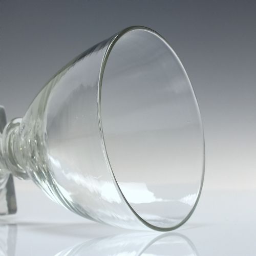 GEORGIAN LEMON SQUEEZER GLASS RUMMER C1800 - ADDITIONAL PHOTO 2