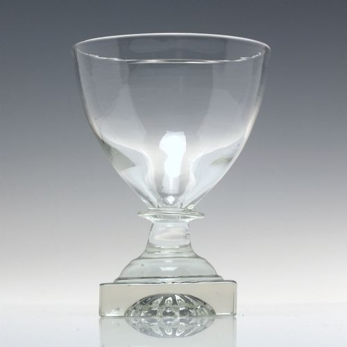GEORGIAN LEMON SQUEEZER GLASS RUMMER C1800 - ADDITIONAL PHOTO 3