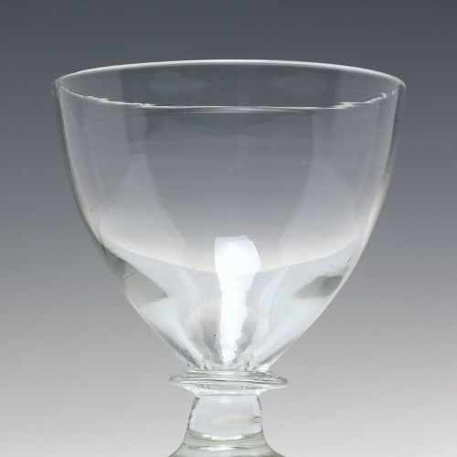 GEORGIAN LEMON SQUEEZER GLASS RUMMER C1800 - ADDITIONAL PHOTO 4