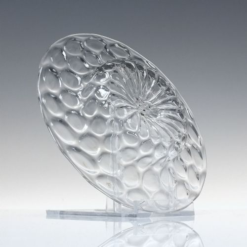 EARLY 18TH CENTURY GLASS SWEETMEAT OR ICE PLATE C1720 - ADDITIONAL PHOTO 1