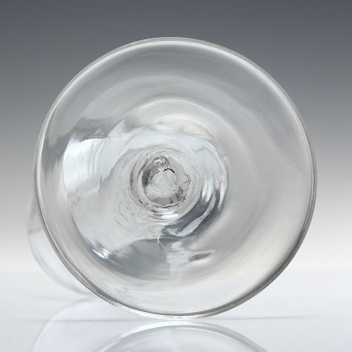 18TH CENTURY ANTIQUE OPAQUE TWIST WINE GLASS C1760 - ADDITIONAL PHOTO 1