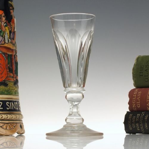early 19th century deceptive bowl ale glass c1830 - CATEGORY: ANTIQUE GLASS - DATED 1800