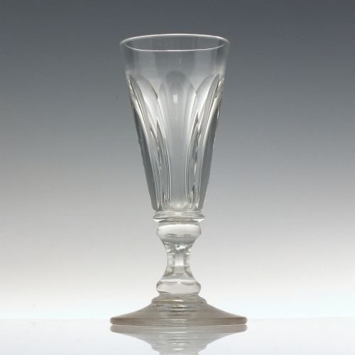 EARLY 19TH CENTURY DECEPTIVE BOWL ALE GLASS C1830 - ADDITIONAL PHOTO 4