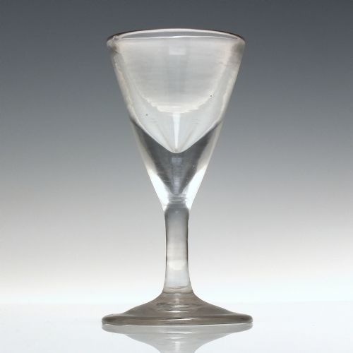 GEORGIAN DECEPTIVE TOASTMASTER DRAM GLASS C1750 - ADDITIONAL PHOTO 3