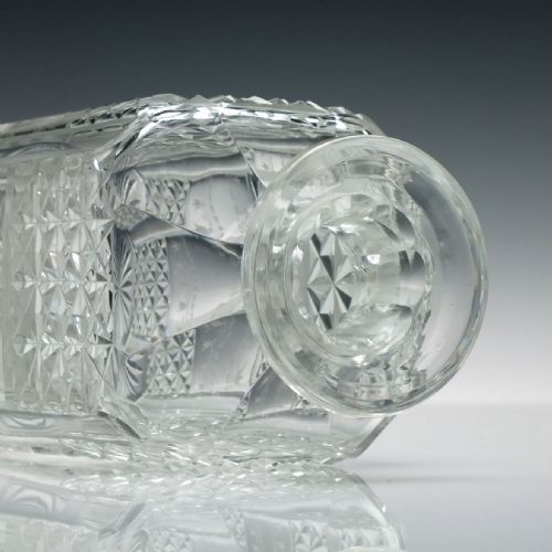 PAIR OF ANTIQUE ENGRAVED VICTORIAN GLASS DECANTERS C1880 - ADDITIONAL PHOTO 5