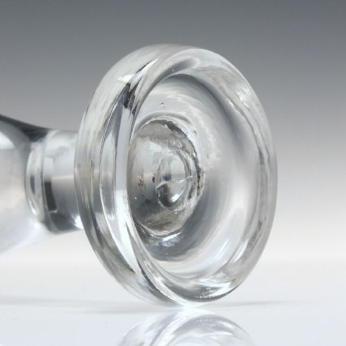 GEORGIAN FLANGED FOOT FIRING GLASS C1780 - ADDITIONAL PHOTO 3