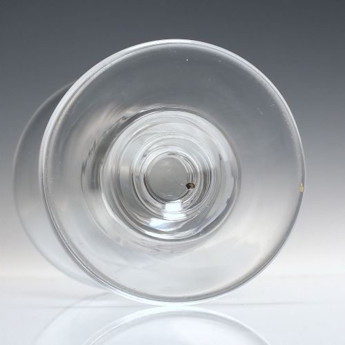 LARGE 19TH CENTURY BUCKET BOWL GEORGIAN GLASS RUMMER C1820 - ADDITIONAL PHOTO 4