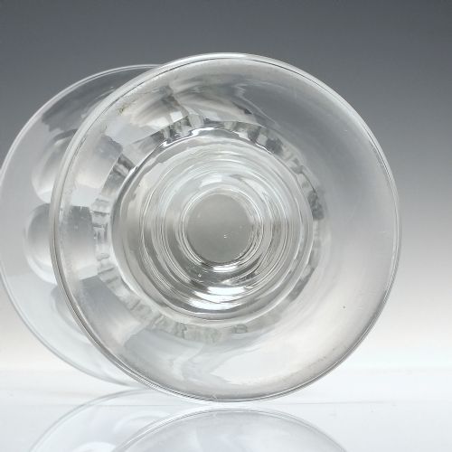 LARGE 19TH CENTURY GEORGIAN GLASS RUMMER C1820 - ADDITIONAL PHOTO 4