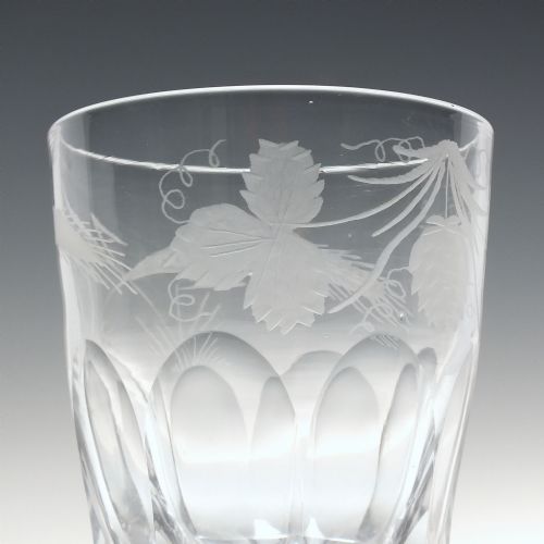 19TH CENTURY ENGRAVED 'LAST DROP' WHISKY TUMBLER C1870 - ADDITIONAL PHOTO 3