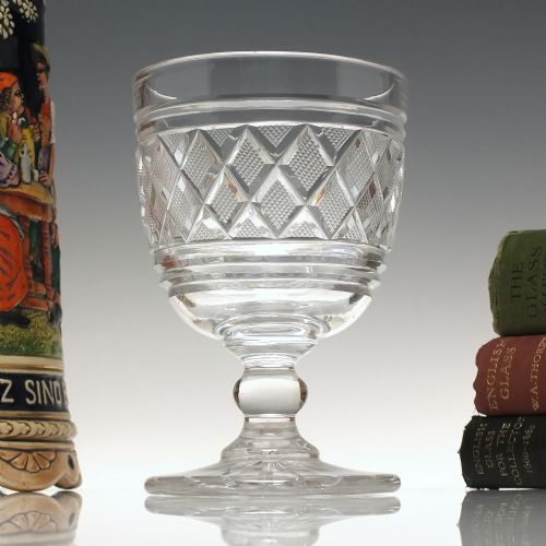 large 19th century anglo irish glass rummer c1810 - CATEGORY: ANTIQUE GLASS - DATED 1850