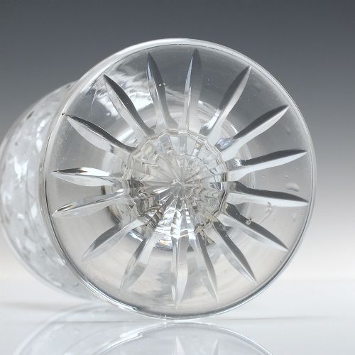 LARGE 19TH CENTURY ANGLO IRISH GLASS RUMMER C1810 - ADDITIONAL PHOTO 4