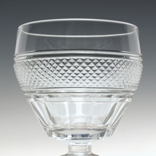 LARGE 19TH CENTURY ANGLO IRISH GLASS RUMMER C1810 - ADDITIONAL PHOTO 2