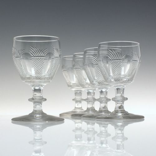 SIX GEORGIAN REGENCY ANGLO IRISH PORT WINE GLASSES C18101825 - ADDITIONAL PHOTO 1