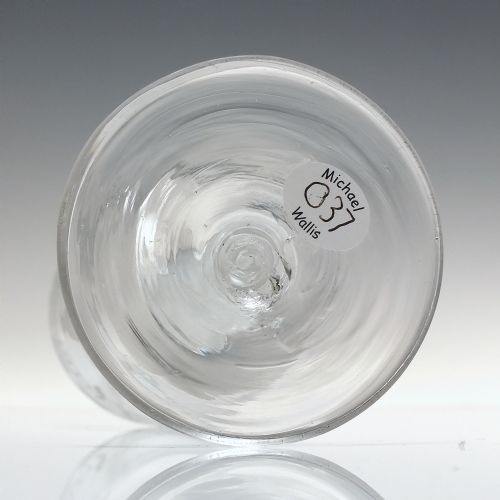 RARE SCOTTISH FIDELITER OPAQUE TWIST WINE GLASS C1760 - ADDITIONAL PHOTO 5
