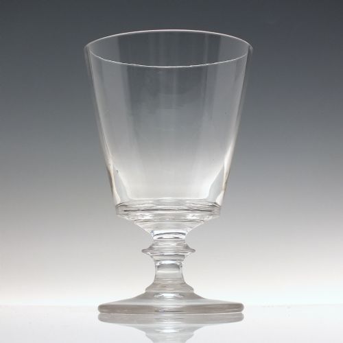 LARGE 19TH CENTURY BUCKET BOWL GEORGIAN GLASS RUMMER C1820 - ADDITIONAL PHOTO 1