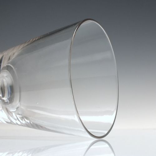 LARGE 19TH CENTURY BUCKET BOWL GEORGIAN GLASS RUMMER C1820 - ADDITIONAL PHOTO 3