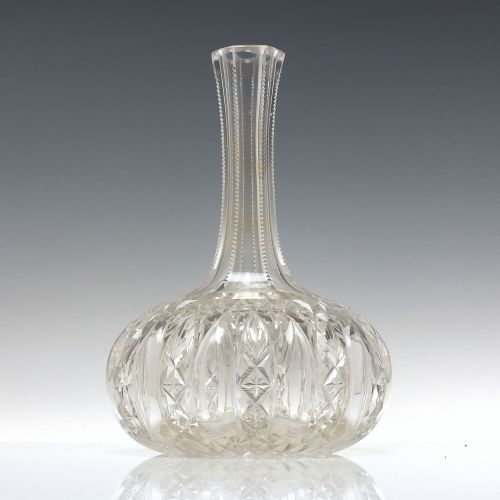 EXCEPTIONAL RARE PAIR OF ALDERMAN COPELAND GLASS DECANTERS C1865 - ADDITIONAL PHOTO 1