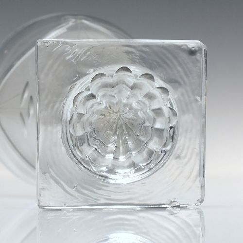 PAIR GEORGIAN ENGRAVED LEMON SQUEEZER GLASS RUMMERS C1800 - ADDITIONAL PHOTO 3