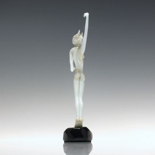 ART DECO ISTVAN KOMAROMY GLASS DANCER C1935 - ADDITIONAL PHOTO 4