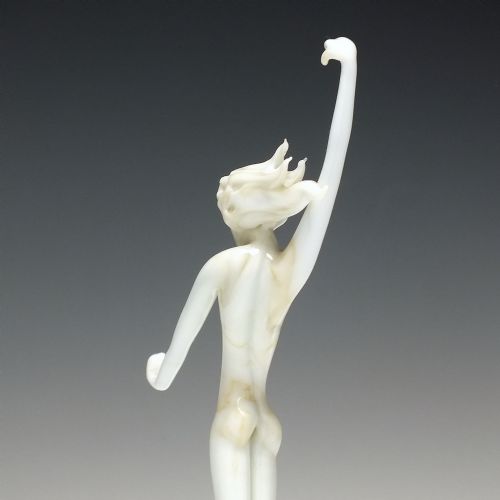 ART DECO ISTVAN KOMAROMY GLASS DANCER C1935 - ADDITIONAL PHOTO 6