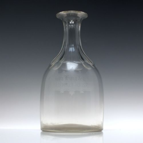 LARGE SCOTTISH MAGNUM GLASS WHISKY OR WATER CARAFE C1890 - ADDITIONAL PHOTO 1