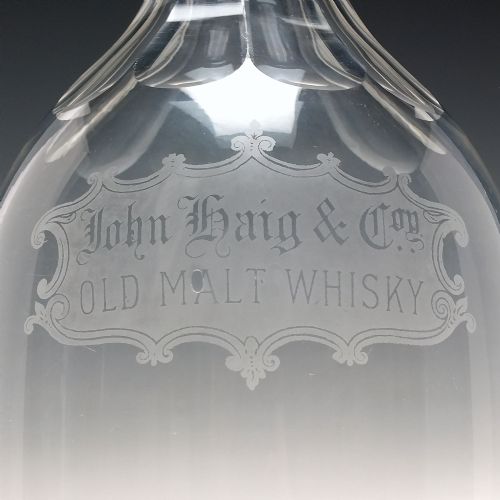 LARGE SCOTTISH MAGNUM GLASS WHISKY OR WATER CARAFE C1890 - ADDITIONAL PHOTO 2