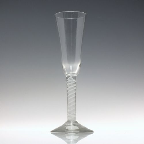 GEORGIAN GLASS OPAQUE TWIST ALE C1760 - ADDITIONAL PHOTO 1