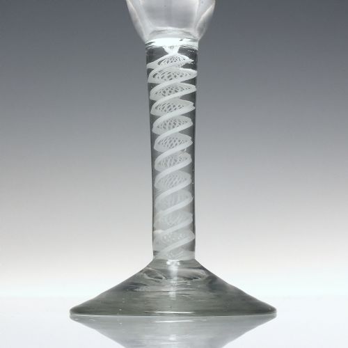 GEORGIAN GLASS OPAQUE TWIST ALE C1760 - ADDITIONAL PHOTO 4