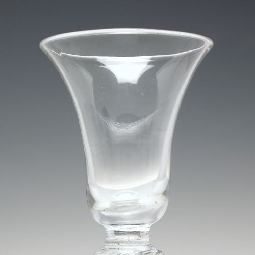 GEORGIAN DOUBLE KNOP MULTI SPIRAL AIR TWIST WINE GLASS C1750 - ADDITIONAL PHOTO 4
