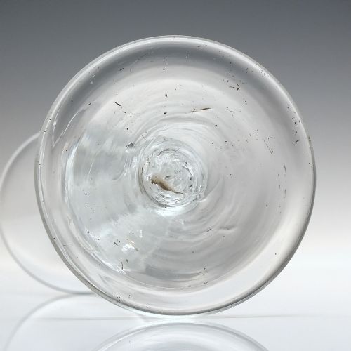 GEORGIAN DOUBLE KNOP MULTI SPIRAL AIR TWIST WINE GLASS C1750 - ADDITIONAL PHOTO 5