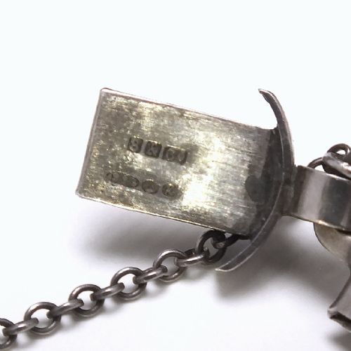 EXCEPTIONAL ANTIQUE SILVER AND SCOTTISH AGATE BRACELET C1920 - ADDITIONAL PHOTO 4