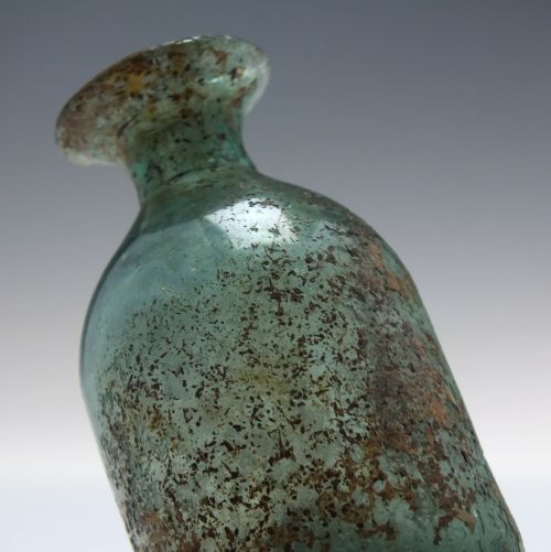 RARE 16TH CENTURY ENGLISH GLASS APOTHECARY BOTTLE C1550 - ADDITIONAL PHOTO 2