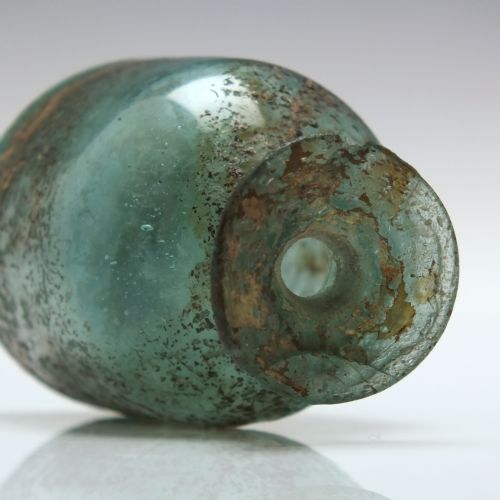 RARE 16TH CENTURY ENGLISH GLASS APOTHECARY BOTTLE C1550 - ADDITIONAL PHOTO 5