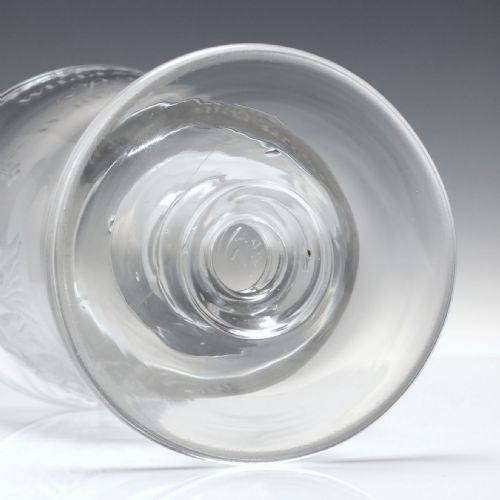 PROVINCIAL GRAND MASTER COMPANY OF ODD FELLOWS ENGRAVED GLASS RUMMER C1837 - ADDITIONAL PHOTO 10