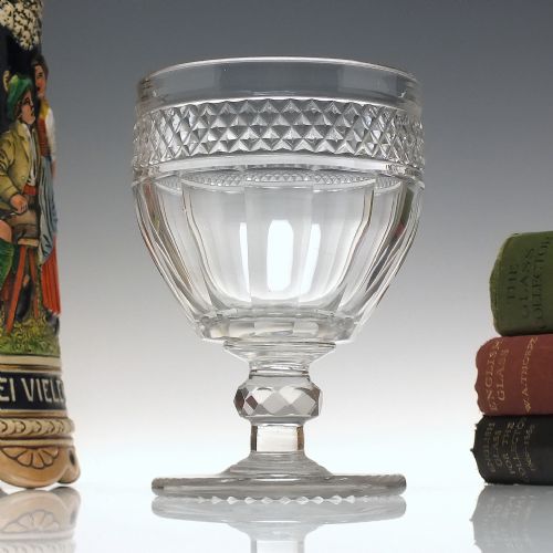 large 19th century anglo irish glass rummer c1830 - CATEGORY: ANTIQUE GLASS - DATED 1850
