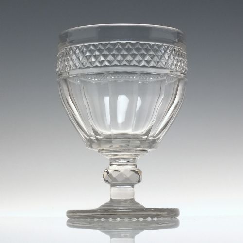 LARGE 19TH CENTURY ANGLO IRISH GLASS RUMMER C1830 - ADDITIONAL PHOTO 1