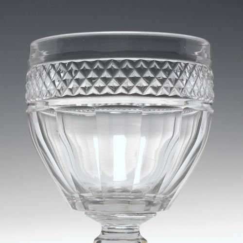 LARGE 19TH CENTURY ANGLO IRISH GLASS RUMMER C1830 - ADDITIONAL PHOTO 3